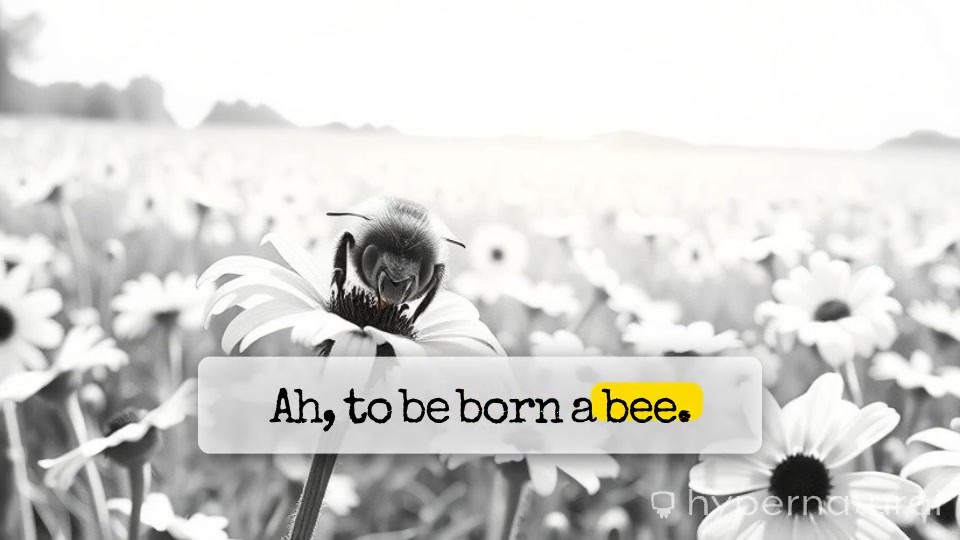 The Struggles of Being a Bee
