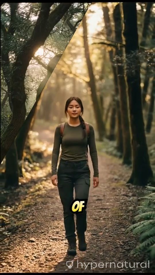 Chinese Girl's Forest Adventure