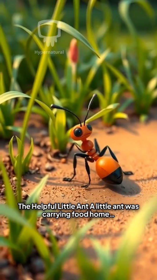 Kindness Between an Ant and a Butterfly