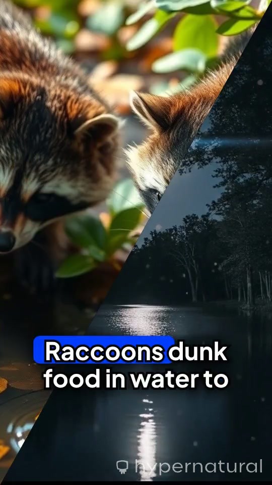 Why Raccoons Dunk Their Food