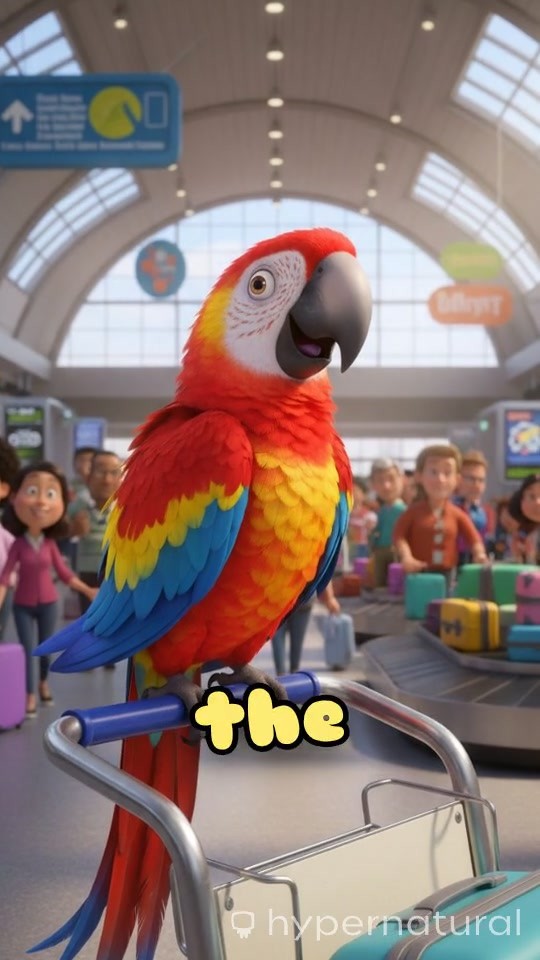 Parrot's Airport Escapade!