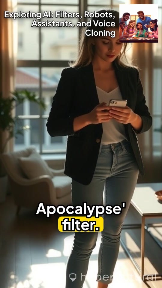 Exploring AI: Filters, Robots, Assistants, and Voice Cloning