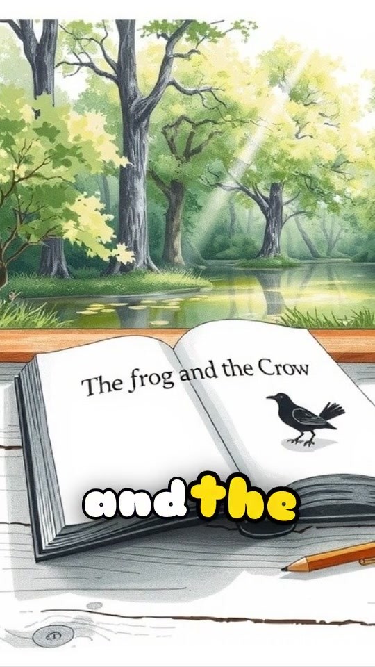 The Frog and the Crow: A Fun Moral Story for Kids