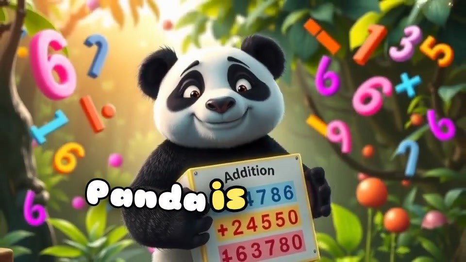 Panda's Fun Addition Adventure!