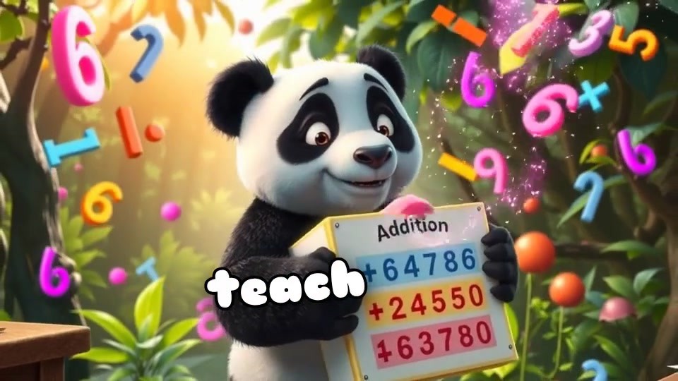 Panda's Fun Addition Adventure!