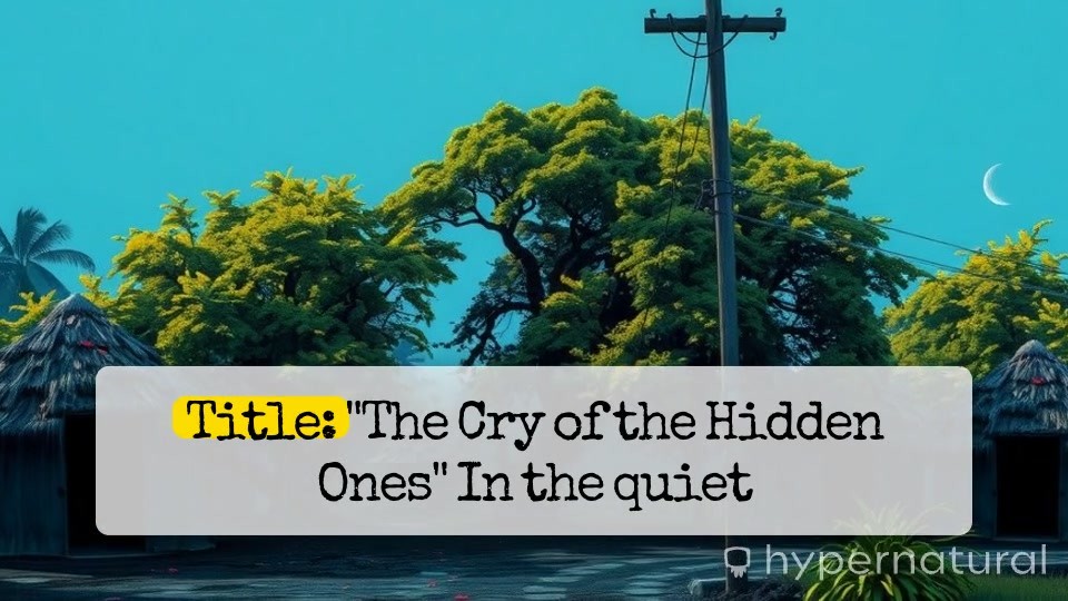 The Cry of the Hidden Ones