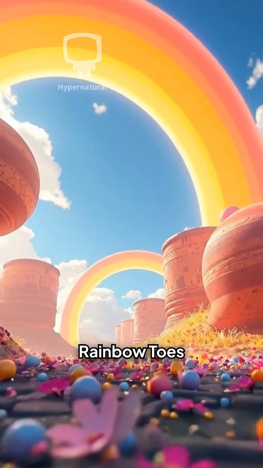 Rainbow Dance Party for Your Toes!