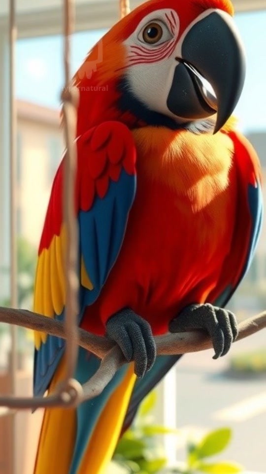 Meet Polly: The Colorful Parrot Star!