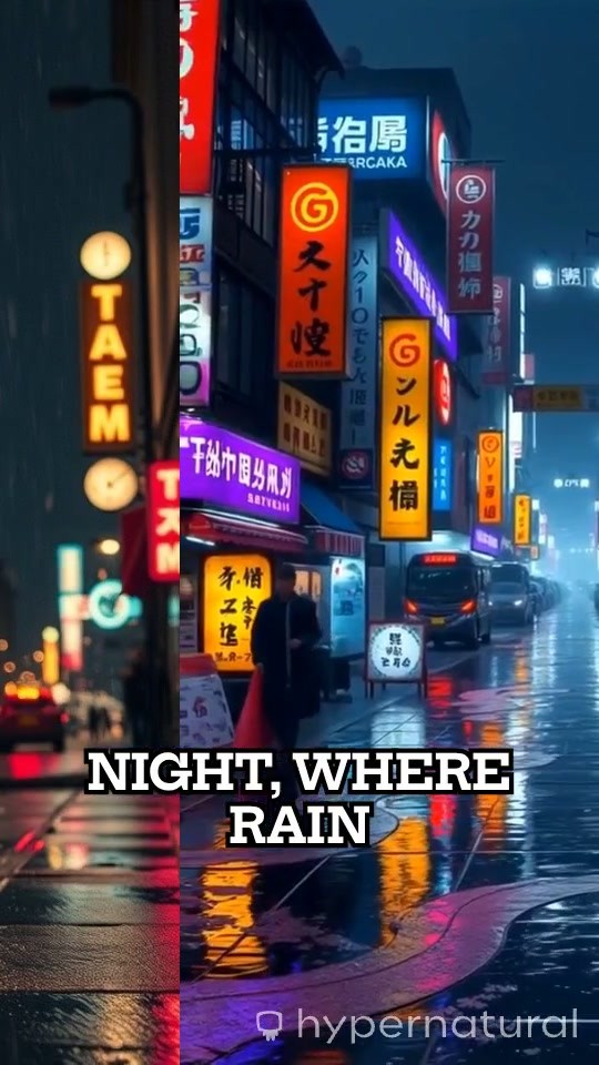 Cinematic Anime: Neon Dreams in Motion