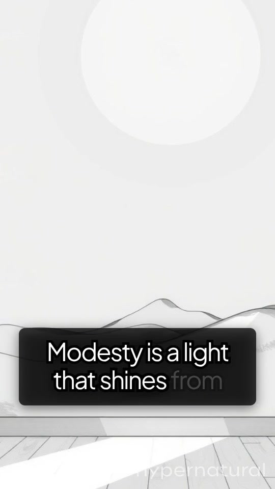 The Strength of Modesty in Faith