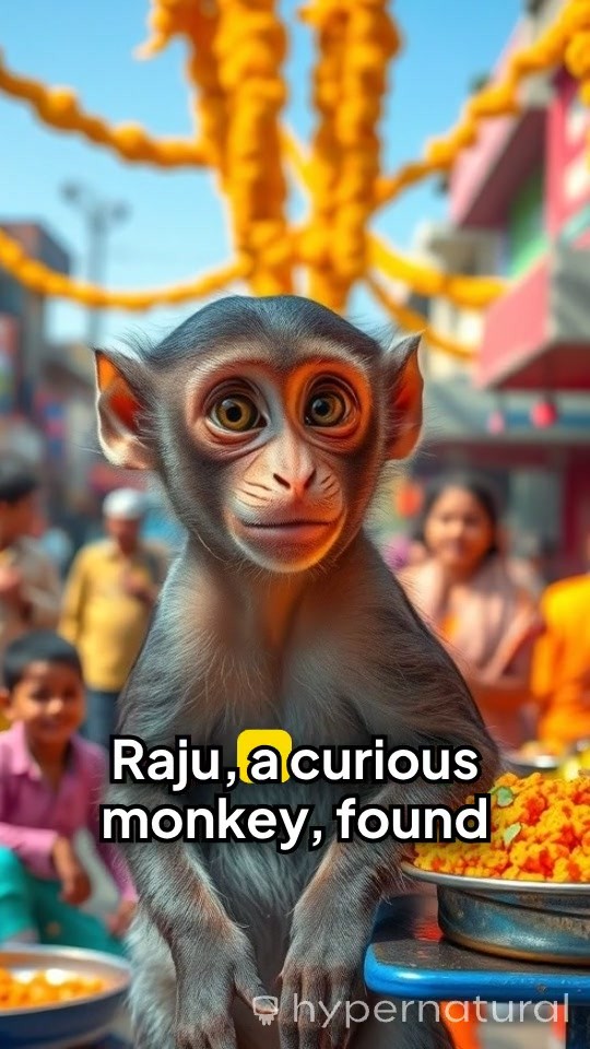 Monkey's Food Adventure in Lahore