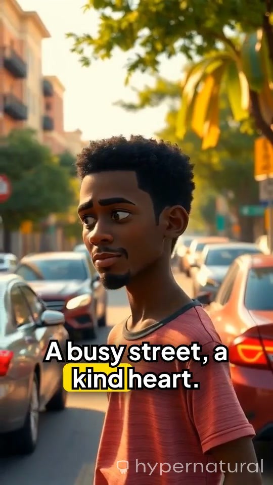 A Kind Deed: Boy, Old Woman, and a Clapping Monkey