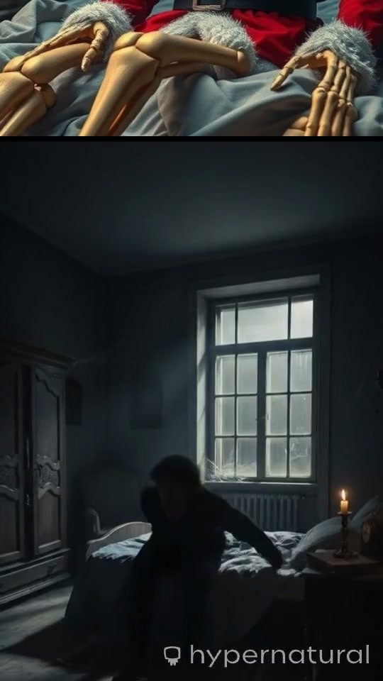 Dancing Skeleton in Moonlight