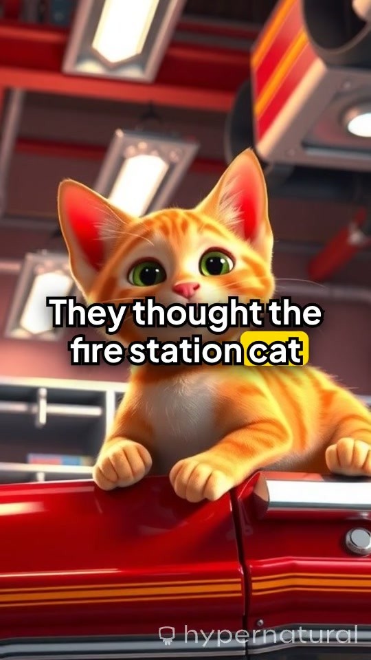 The Heroic Fire Station Cat