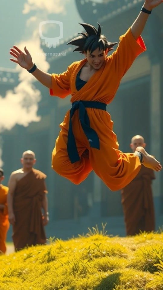 Goku's Encounter with the Monks