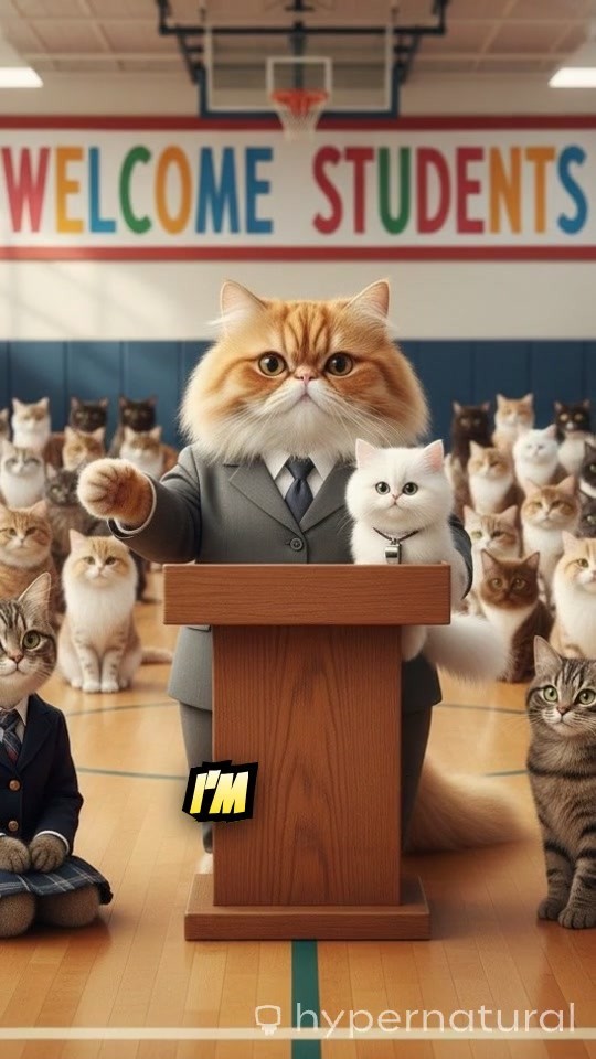 Pawsitive PE Class: The Cat Teacher's Laser Lessons!