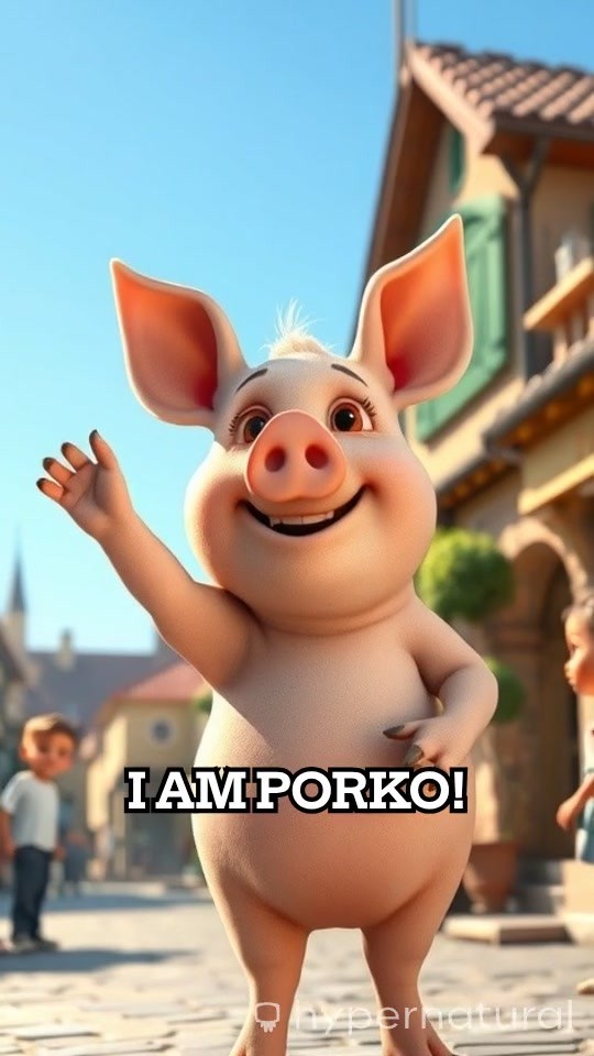 Porko மற்றும் நண்பர்கள்: இனிய balloon க்கான உதவி