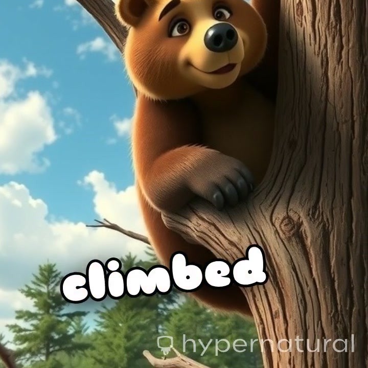 The Bear Stuck in the Tree