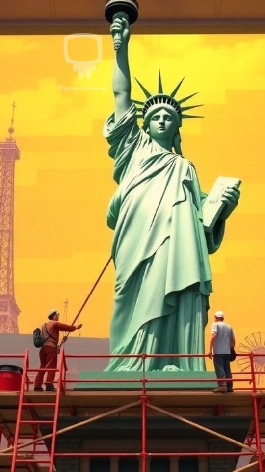Voyage of Liberty: The Journey of the Statue to New York