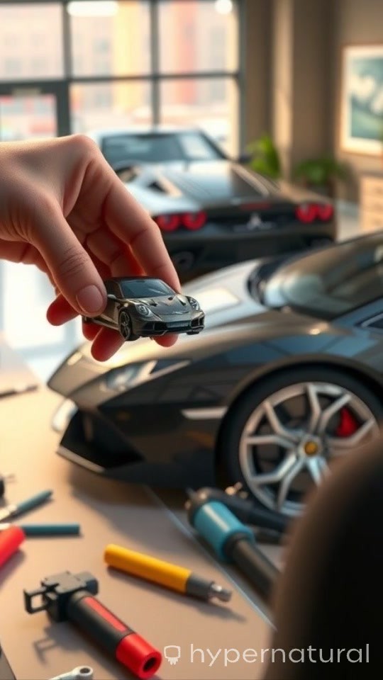 Mini Mechanics Rev Up a Lamborghini