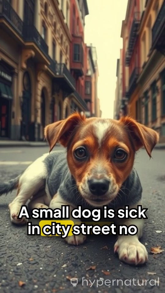 A Small Dog Saved by Kind Man