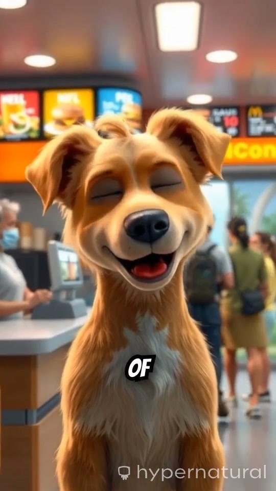 Welcome to McAnimal's: The Dog at the Counter!