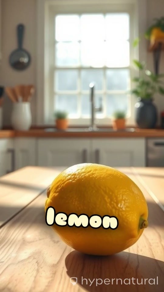 Lemon Cutting ASMR for Kids