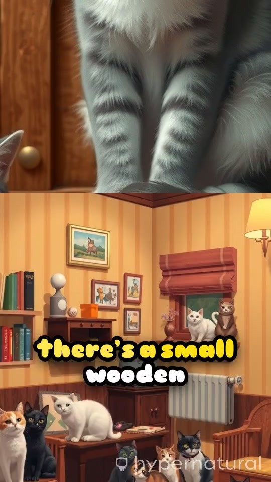 Curious Cat vs. Mysterious Chest: The Fish Encounter!