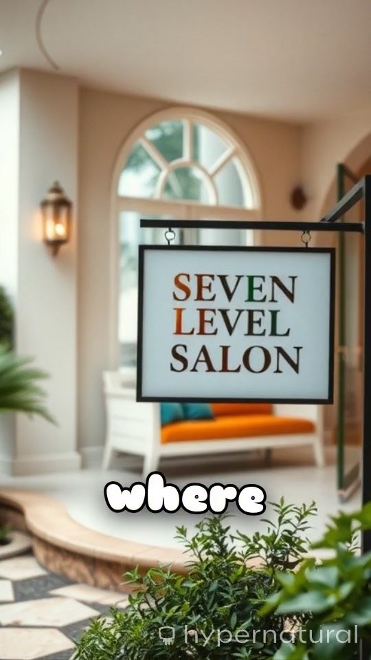 Highlighting the Branding of Seven Level Salon
