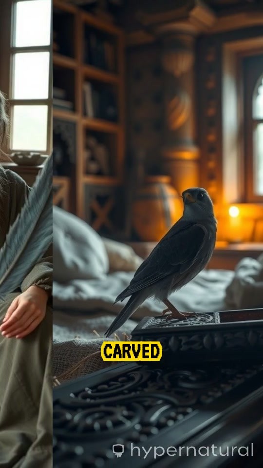 The Whisper of the Grey Kestrel Feather