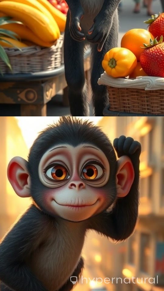 Chiku's Struggles: A Little Monkey's Journey