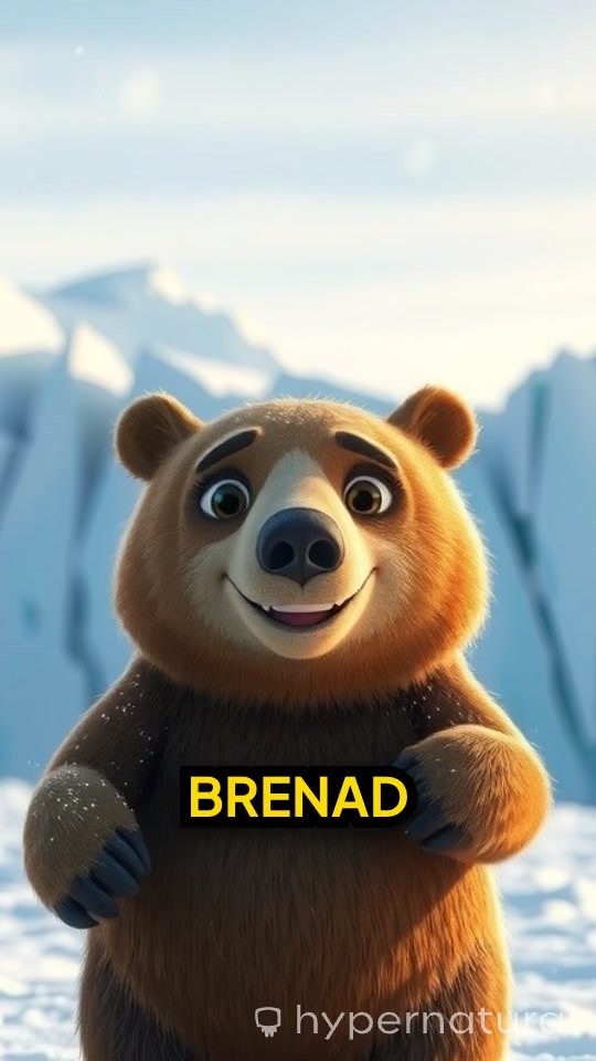 Brenad Sang Beruang Lucu di Kutub Utara