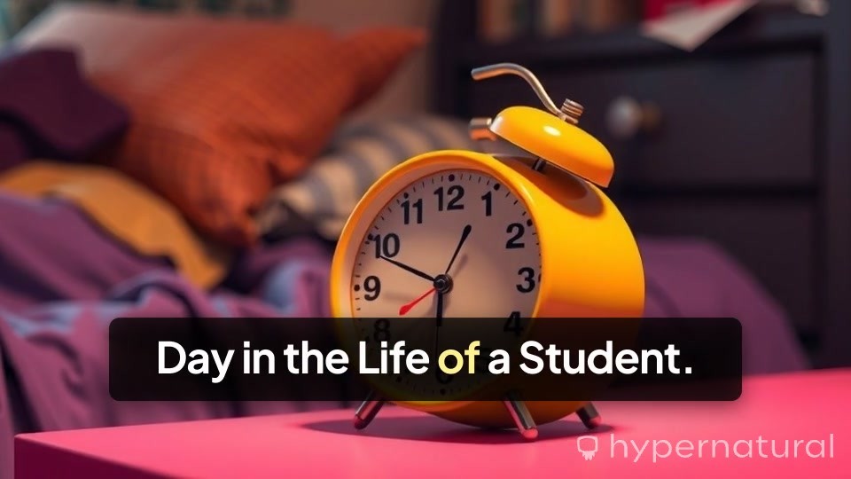A Day in the Life of a Student: Relatable Struggles!