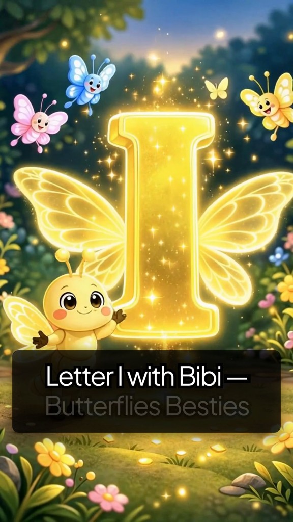 Letter I with Bibi — Butterflies Besties