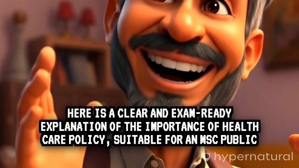 The Importance of Health Care Policy