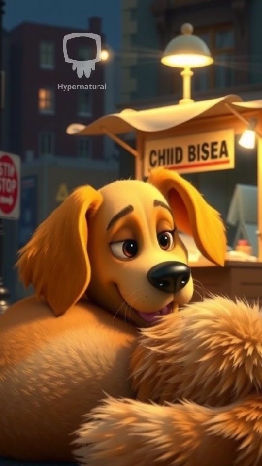 A Cat Saves a Sleeping Dog