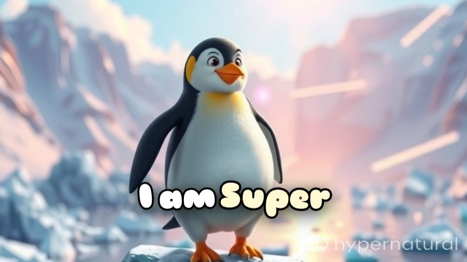 Super Penguin's Wobbly Adventure!