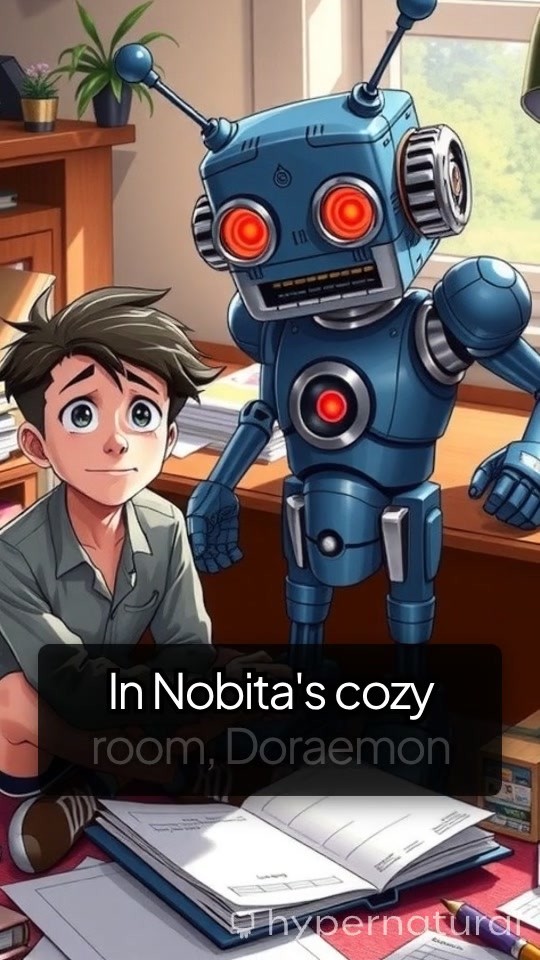 Doraemon's Homework Dilemma: The Burnt Porridge Incident