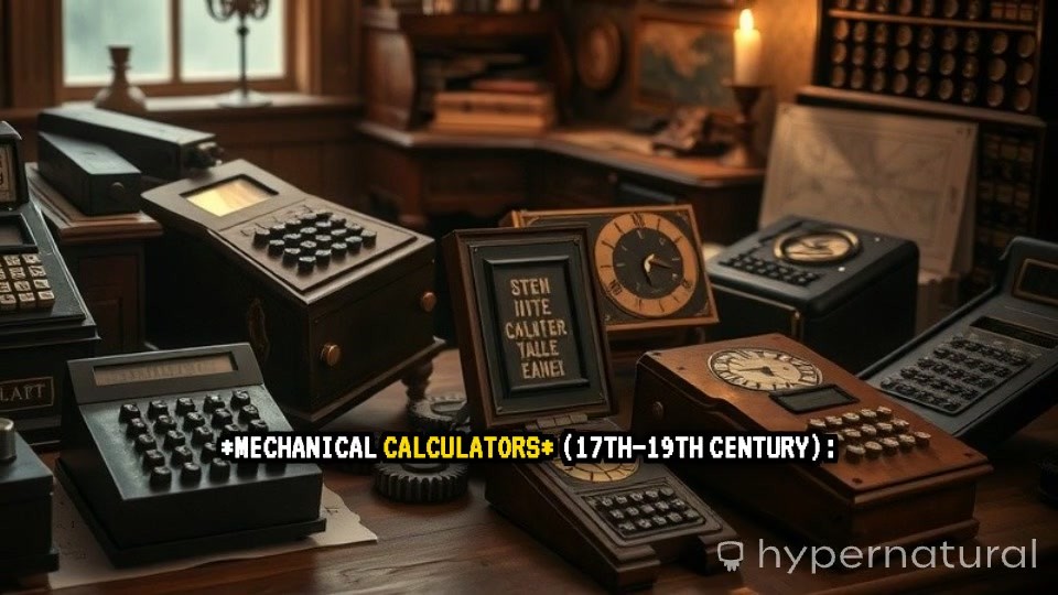 Pioneers of Computing: From Mechanical Calculators to the Analytical Engine