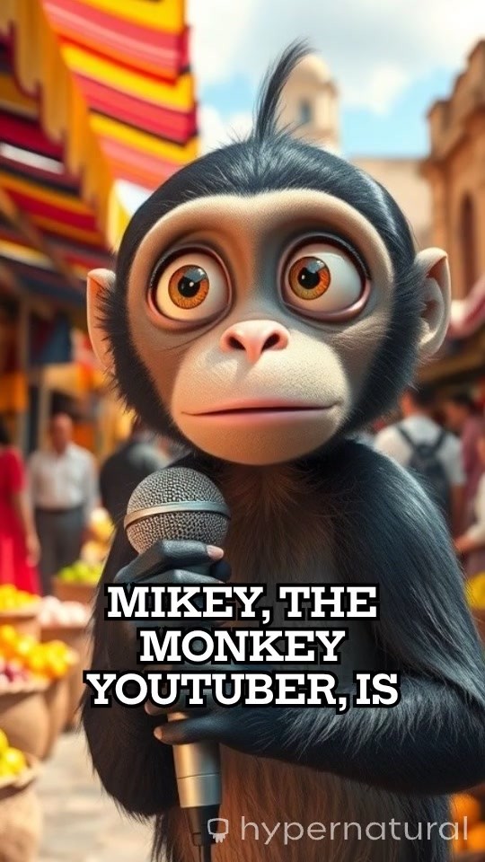 Monkey Interviews Stylish Lady at the Market (copy)