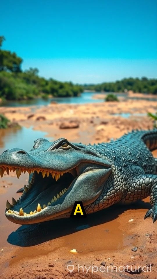Crocodile vs Coconut: A Unique Snack!