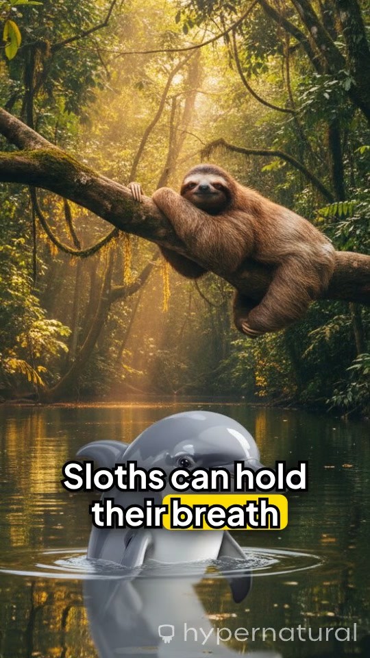 Sloths vs. Dolphins: Who Holds Their Breath Longer?