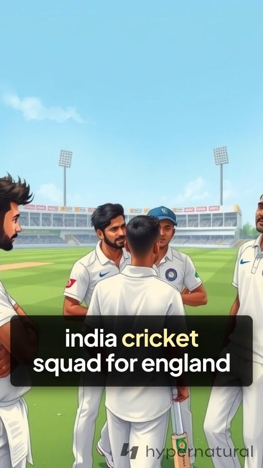 India's 18-Man Test Squad for England Tour 2025