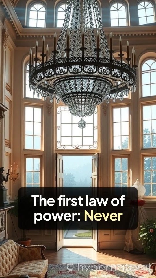 Never Outshine the Master: The 1st Law of Power Explained