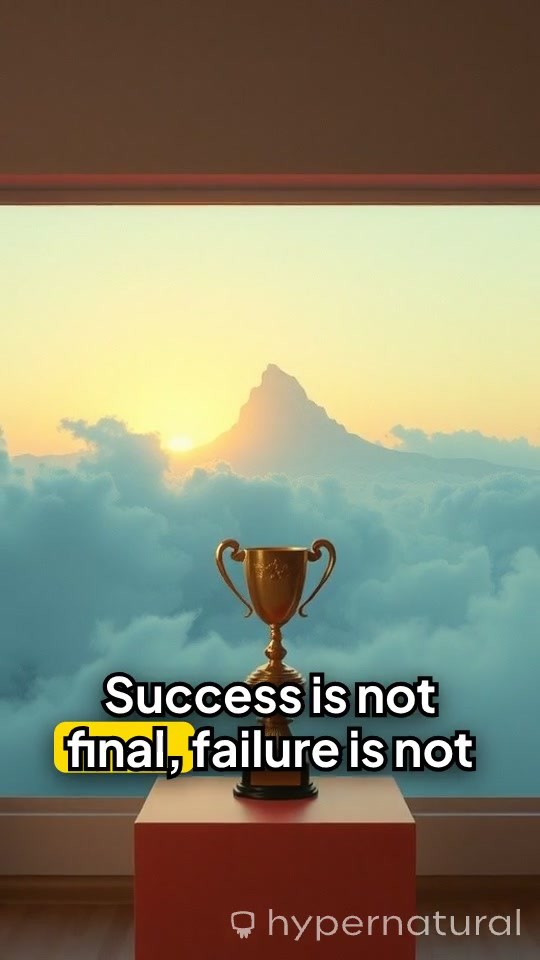 The Courage to Continue: Embracing Success and Failure