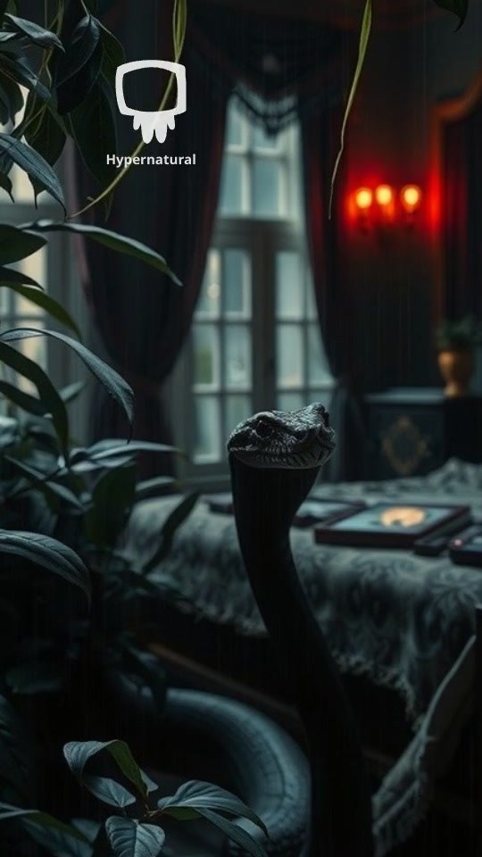 Feeding Time for a Giant Snake