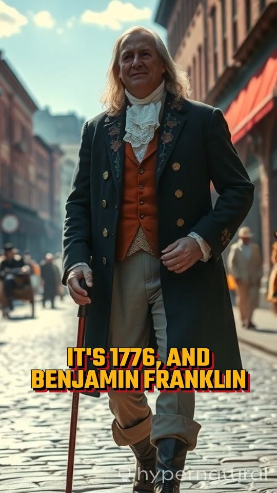 Benjamin Franklin Meets the Future: A Smartphone Surprise!