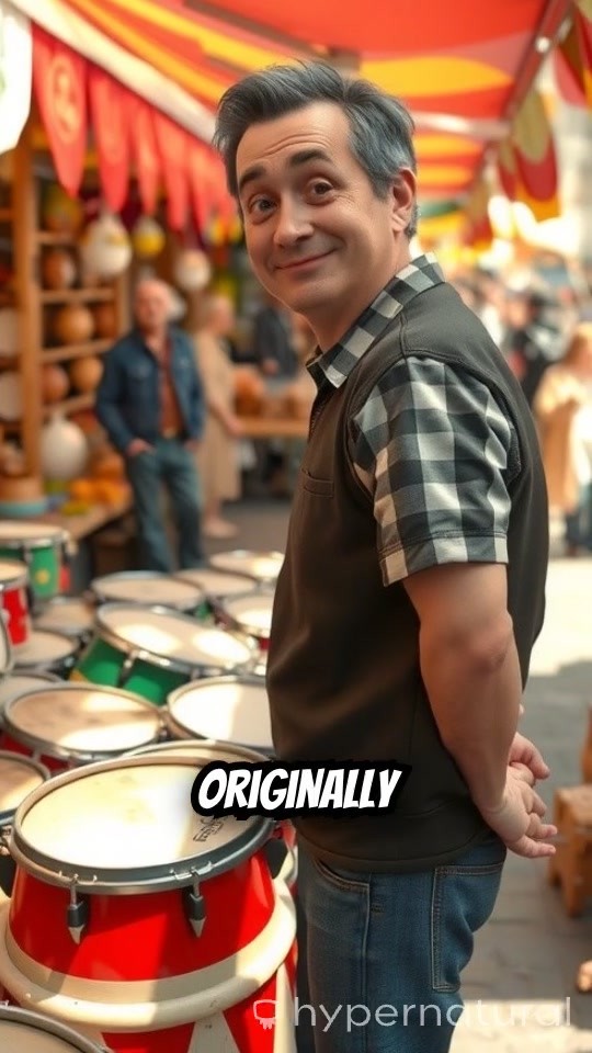 Bruno's Quest for a Drum and Vintage Lamp at the Flea Market