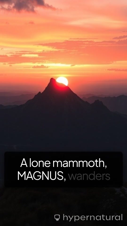 Lost in the Dark: A Mammoth's Journey