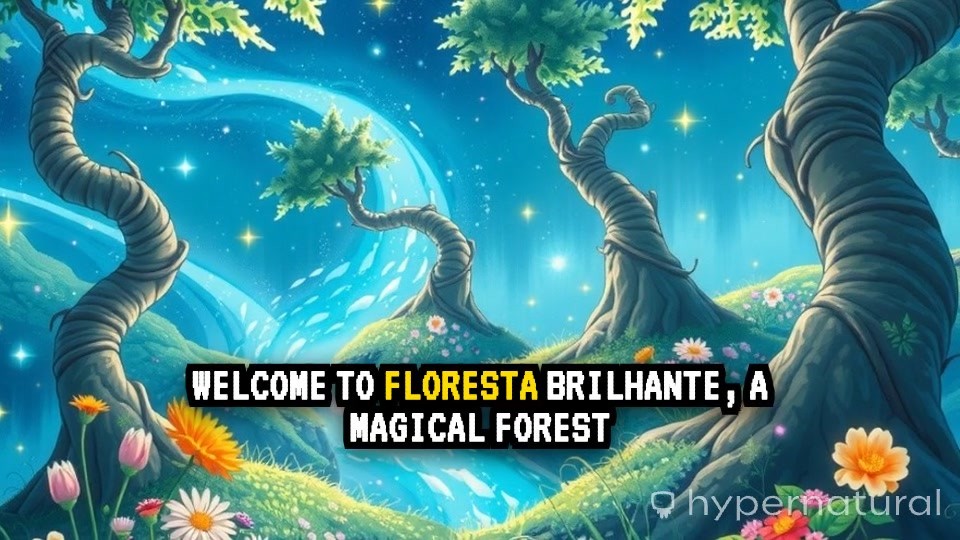 A Magia da Floresta Brilhante